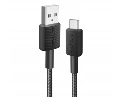 Kabel ANKER 322 USB-A na USB-C 1.8m czarny A81H6G11
